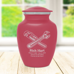 Plumber Sharing Urn - Rose Pink