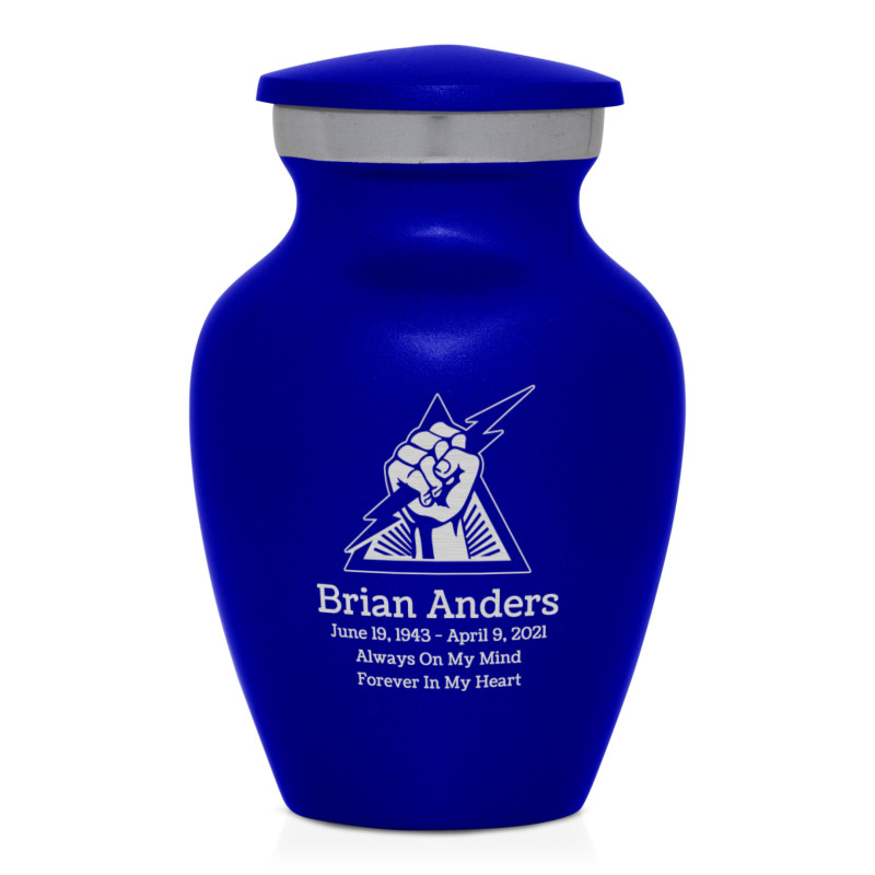 Electrician Keepsake Urn - Midnight Blue
