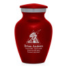 Electrician Keepsake Urn - Ruby Red