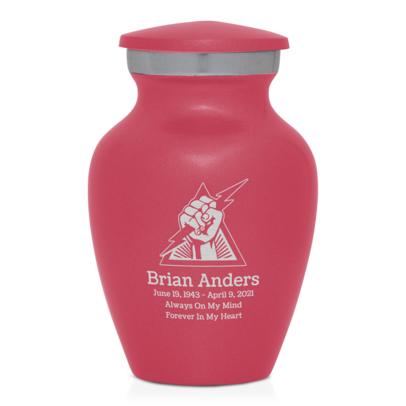 Electrician Keepsake Urn - Rose Pink