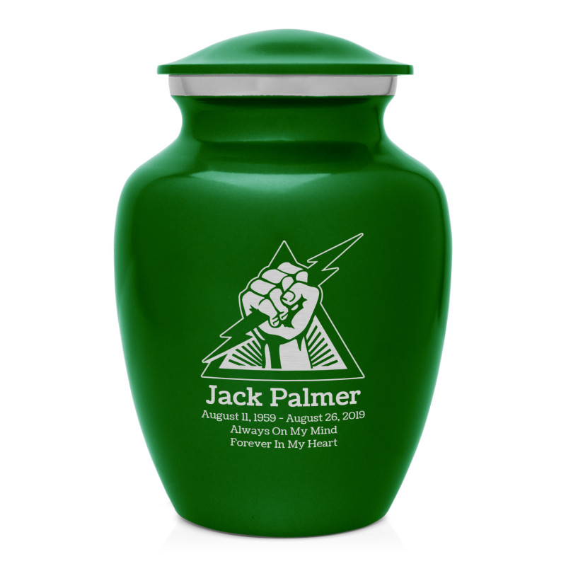 Electrician Sharing Urn - Shamrock Green