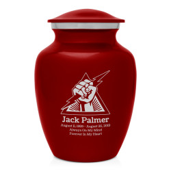 Electrician Sharing Urn - Ruby Red