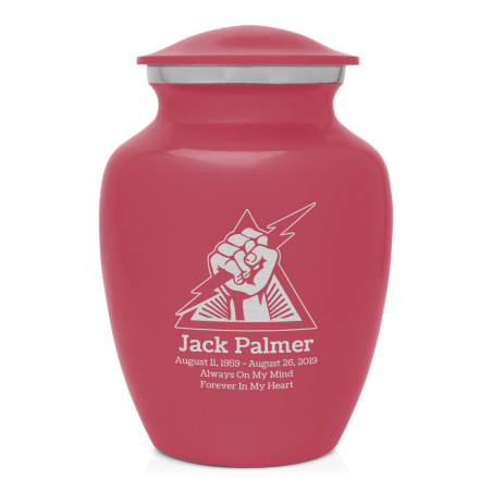 Electrician Sharing Urn - Rose Pink