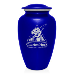 Electrician Cremation Urn - Midnight Blue