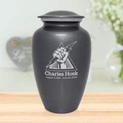 Electrician Cremation Urn - Gunmetal Gray