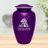 Electrician Cremation Urn - Purple Luster