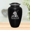 Electrician Cremation Urn - Jet Black