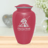 Electrician Cremation Urn - Rose Pink