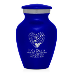 Nurse Keepsake Urn - Midnight Blue