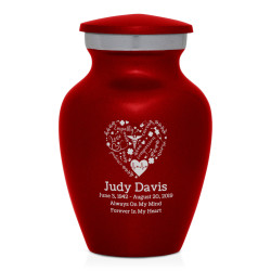 Nurse Keepsake Urn - Ruby Red