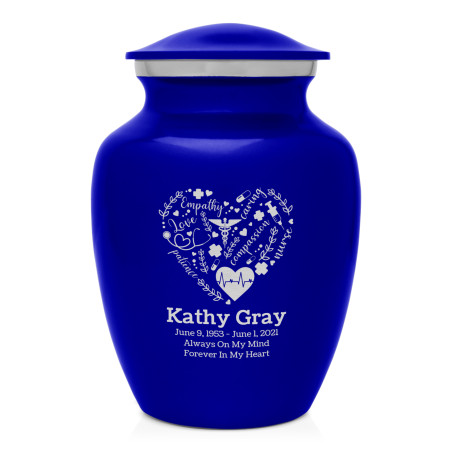 Nurse Sharing Urn - Midnight Blue