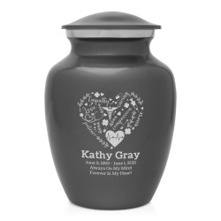 Nurse Sharing Urn - Gunmetal Gray