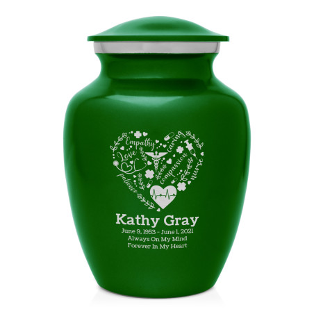 Nurse Sharing Urn - Shamrock Green