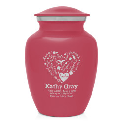 Nurse Sharing Urn - Rose Pink