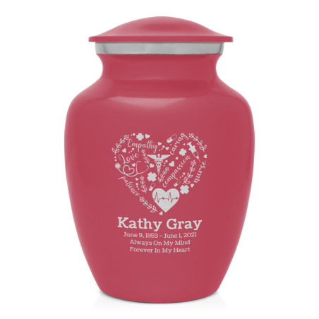 Nurse Sharing Urn - Rose Pink