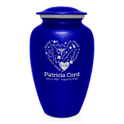 Nurse Cremation Urn - Midnight Blue