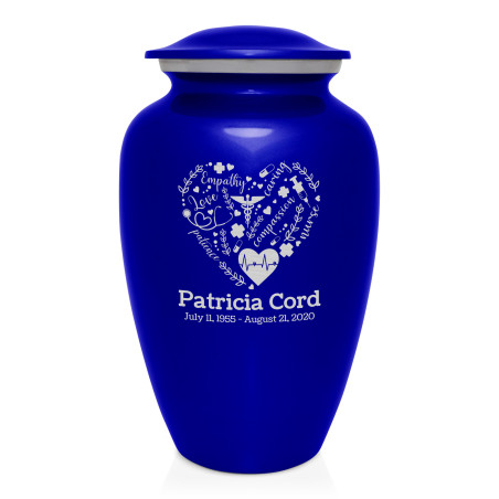 Nurse Cremation Urn - Midnight Blue