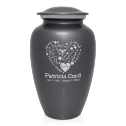 Nurse Cremation Urn - Gunmetal Gray