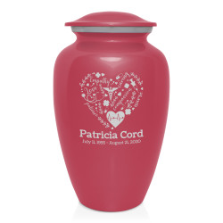 Nurse Cremation Urn - Rose Pink
