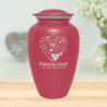 Nurse Cremation Urn - Rose Pink