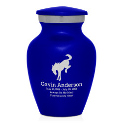 Bronco Keepsake Urn - Midnight Blue