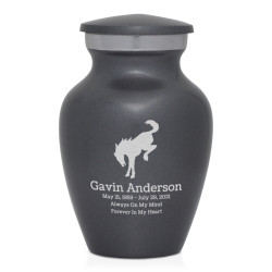 Bronco Keepsake Urn - Gunmetal Gray
