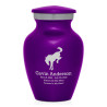 Bronco Keepsake Urn - Purple Luster