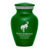 Bronco Keepsake Urn - Shamrock Green