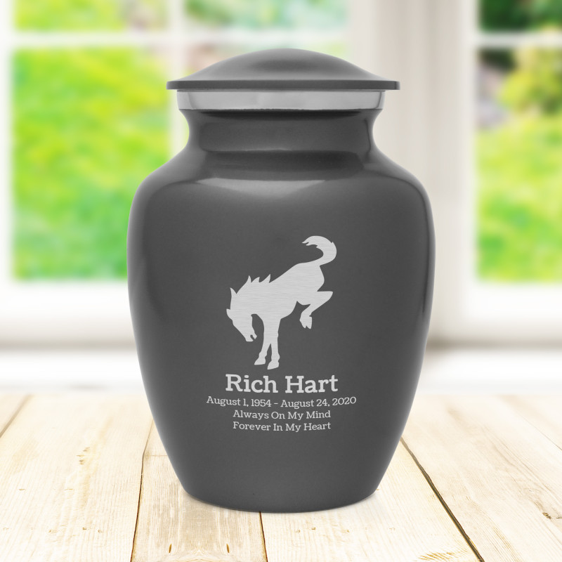 Bronco Sharing Urn - Gunmetal Gray