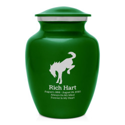 Bronco Sharing Urn - Shamrock Green