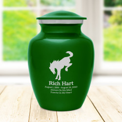 Bronco Sharing Urn - Shamrock Green