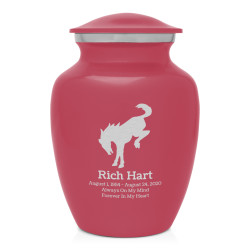 Bronco Sharing Urn - Rose Pink