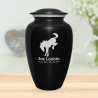 Bronco Cremation Urn - Jet Black