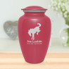 Bronco Cremation Urn - Rose Pink