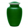 Large Pawprint Pet Cremation Urn - Shamrock Green