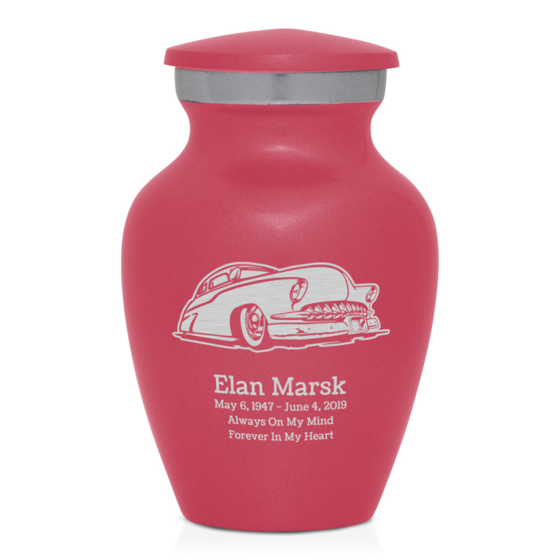Classic Car VII Keepsake Urn - Rose Pink