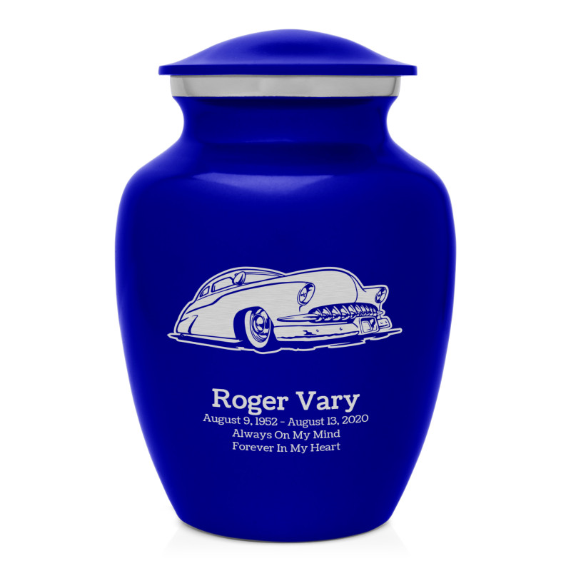 Classic Car VII Sharing Urn - Midnight Blue
