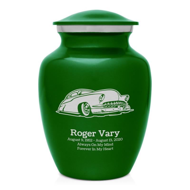 Classic Car VII Sharing Urn - Shamrock Green