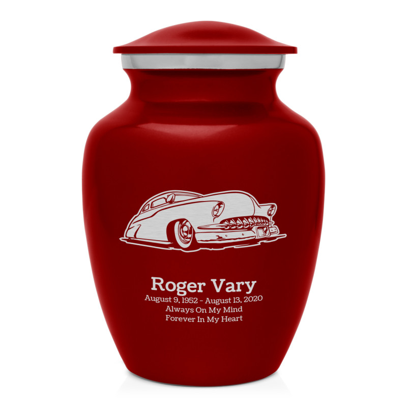 Classic Car VII Sharing Urn - Ruby Red