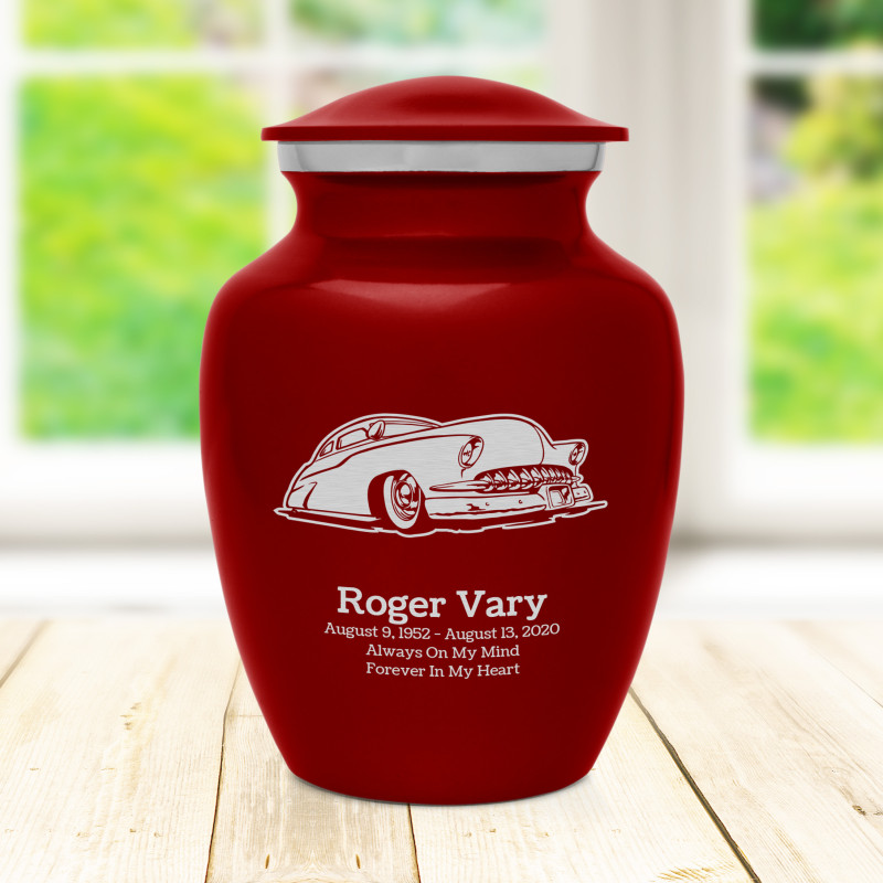 Classic Car VII Sharing Urn - Ruby Red
