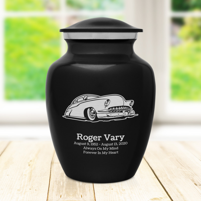Classic Car VII Sharing Urn - Jet Black