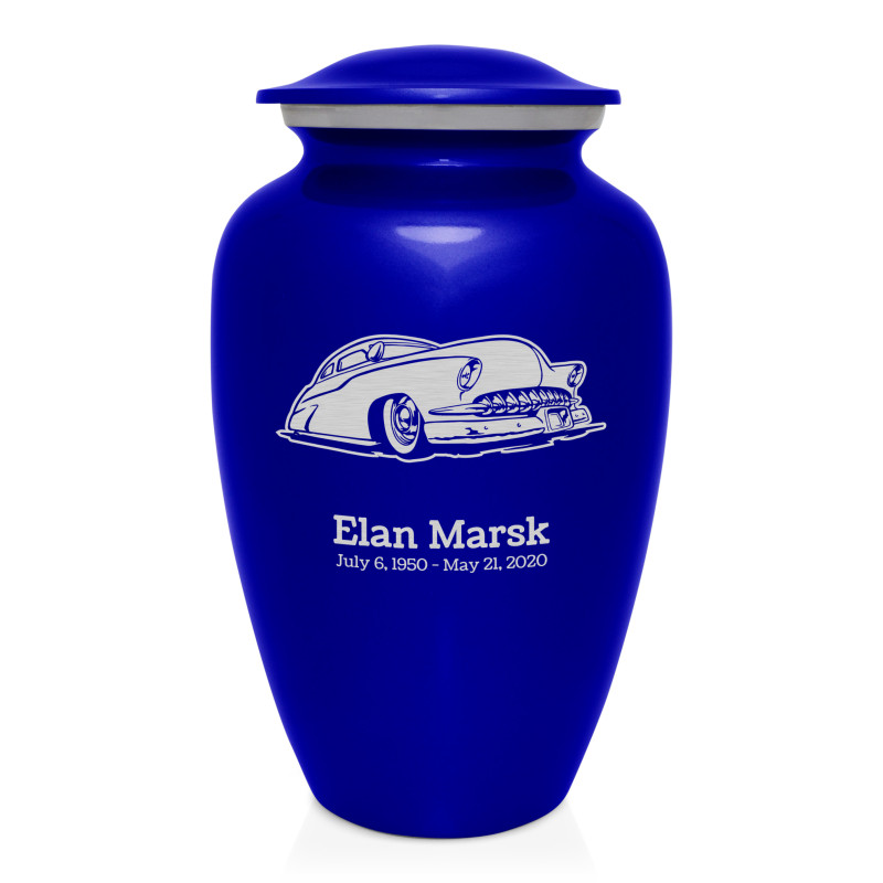 Classic Car VII Cremation Urn - Midnight Blue