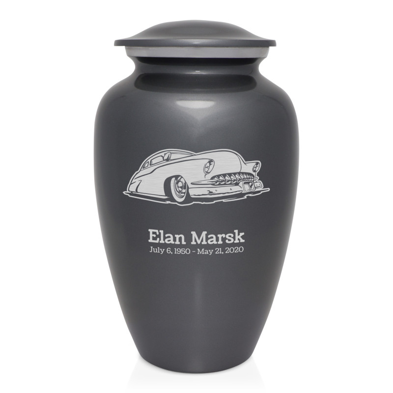 Classic Car VII Cremation Urn - Gunmetal Gray