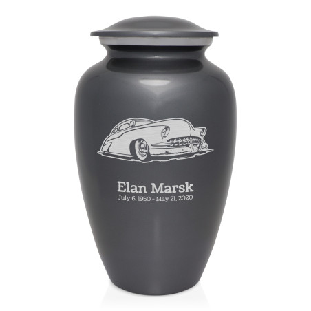 Classic Car VII Cremation Urn - Gunmetal Gray