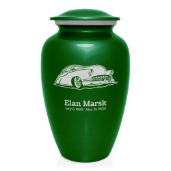 Classic Car VII Cremation Urn - Shamrock Green