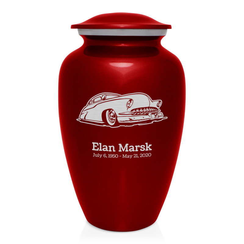 Classic Car VII Cremation Urn - Ruby Red