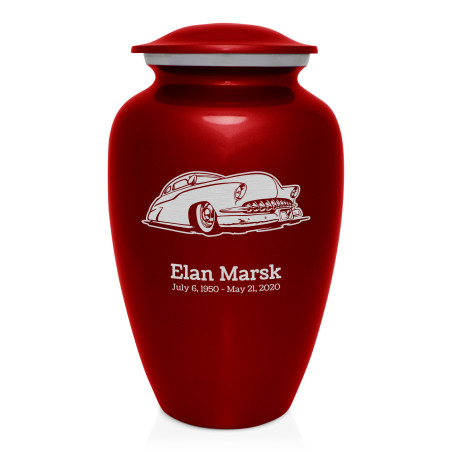 Classic Car VII Cremation Urn - Ruby Red