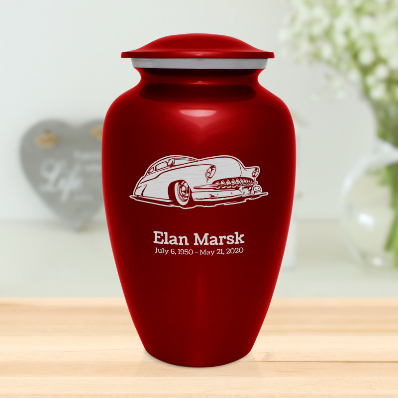 Classic Car VII Cremation Urn - Ruby Red