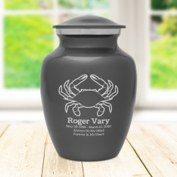 Crab Sharing Urn - Gunmetal Gray