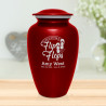 Flip Flops Cremation Urn - Ruby Red